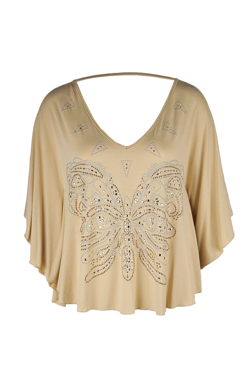 Camiseta vuelo mariposa