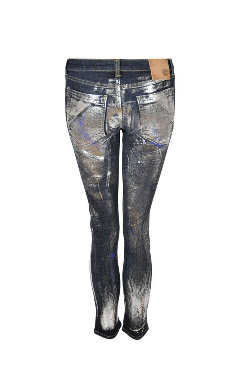 Jeans metalizado